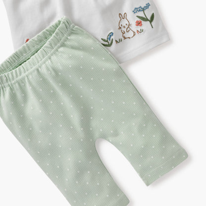 Juniors Embroidered Top and Pyjama Set