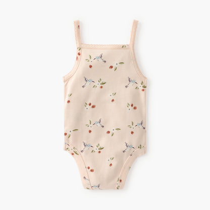 Juniors All-Over Print Sleeveless Bodysuit