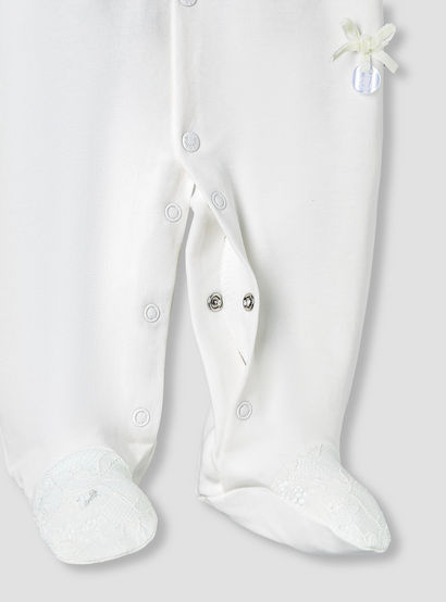 Giggles Cotton Collared Long Sleeves Sleepsuit with Lace Detail-baby-girls-clothing-nightwear-sleepsuits-image-5