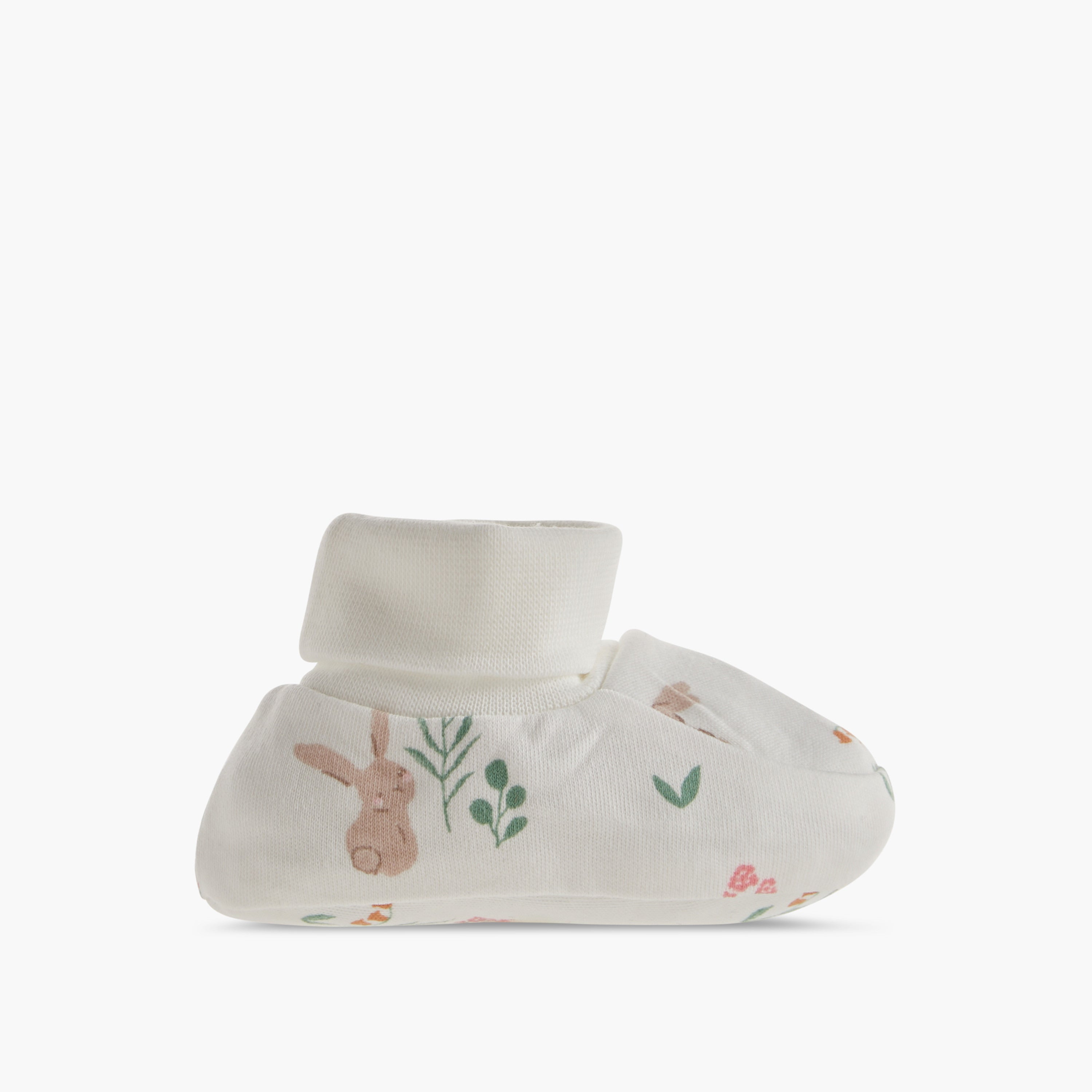 Juniors Printed Slip-On Booties - Set of 2