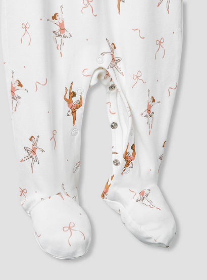 Juniors Ballerina Print Sleepsuit with Long Sleeves-baby-girls-clothing-nightwear-sleepsuits-image-7