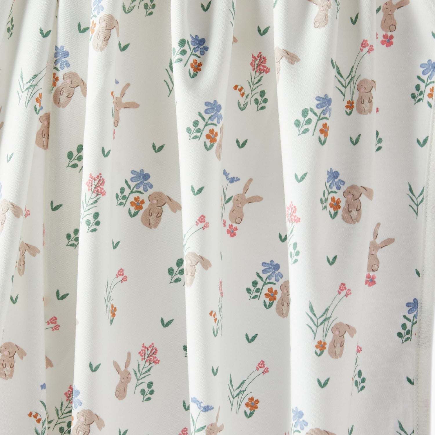 Juniors Floral Print Receiving Blanket