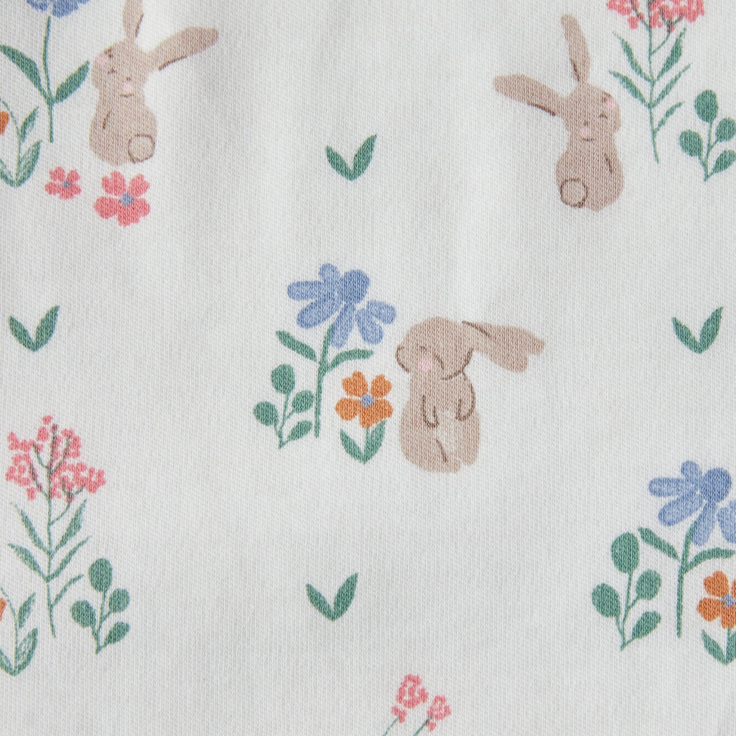 Juniors Floral Print Receiving Blanket