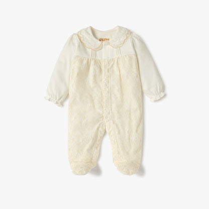 Giggles Printed Closed Feet Sleepsuit with Button Closure - image 2