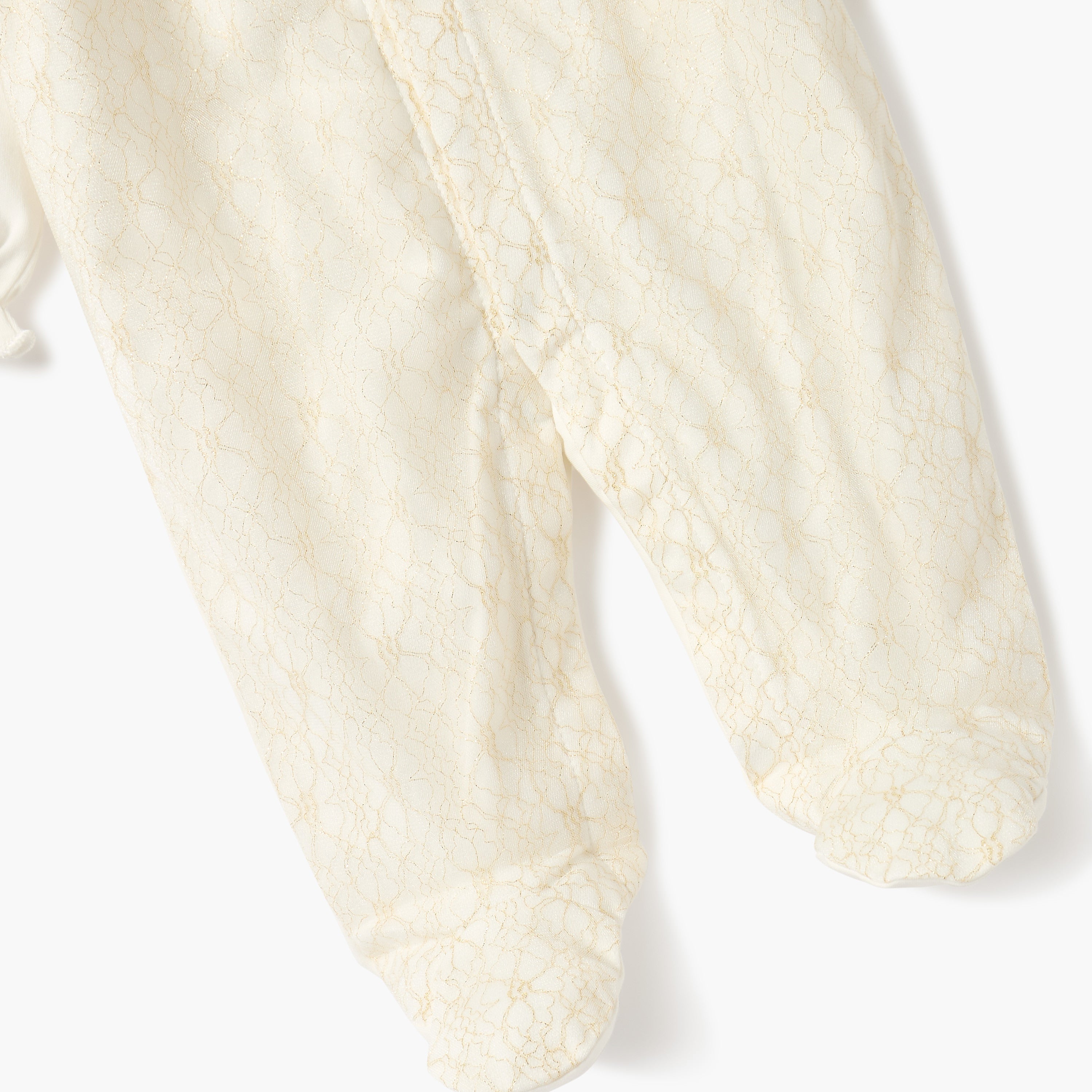 Giggles Printed Closed Feet Sleepsuit with Button Closure - image 7