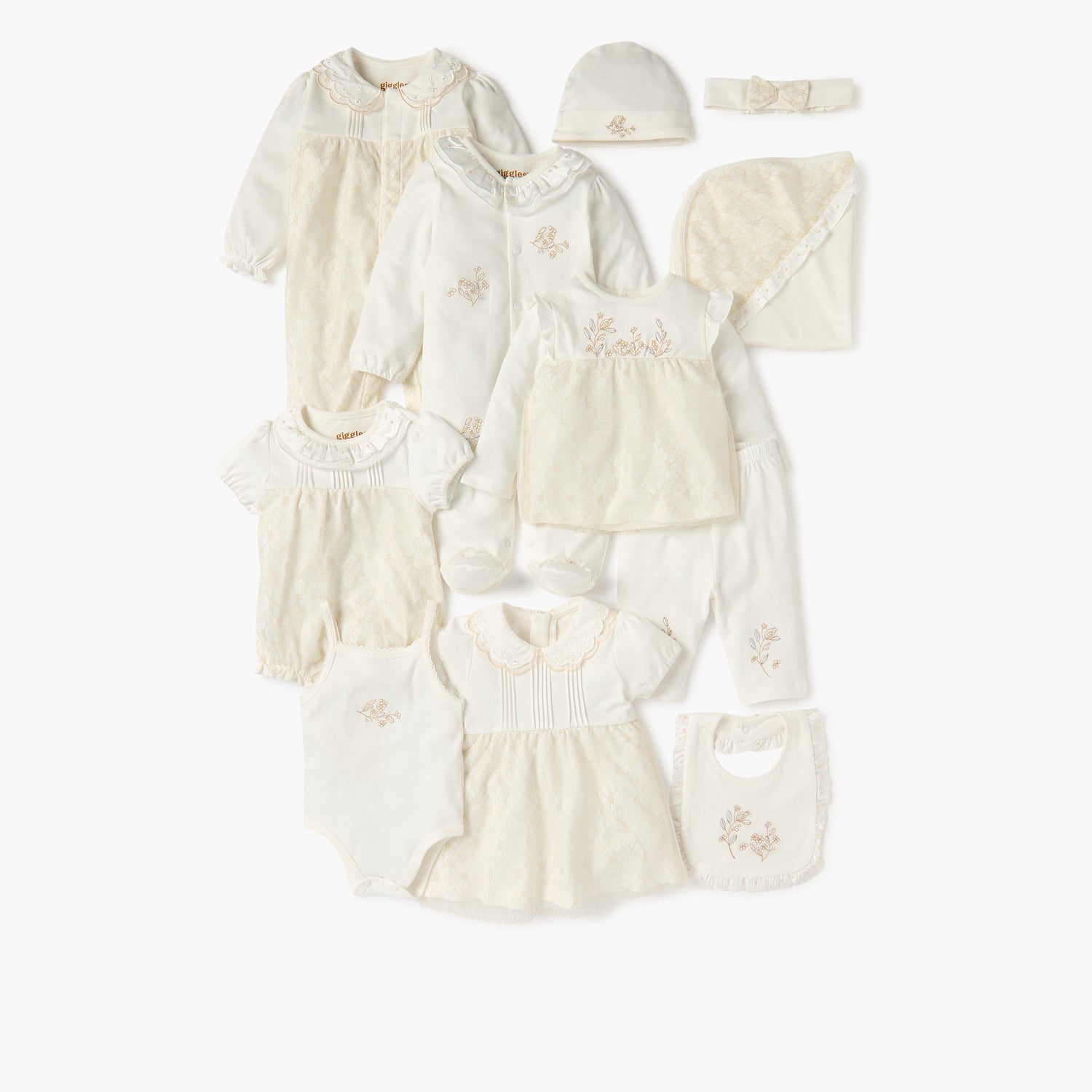 Giggles Printed Closed Feet Sleepsuit with Button Closure - image 8