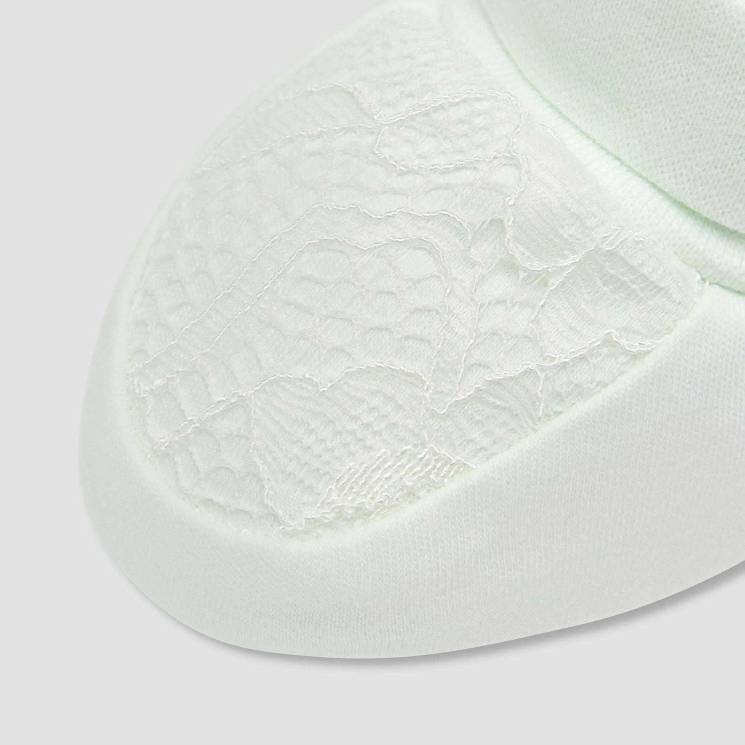 Giggles Booties with Lace Panel, Slip-On