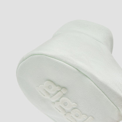 Giggles Booties with Lace Panel, Slip-On