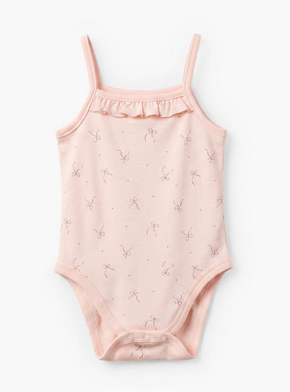 Juniors Ballerina Print Sleeveless Bodysuit - Set of 2-baby-girls-clothing-bodysuits-image-2