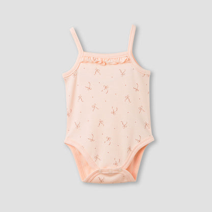 Juniors Ballerina Print Sleeveless Bodysuit - Set of 2