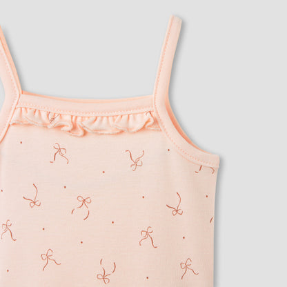 Juniors Ballerina Print Sleeveless Bodysuit - Set of 2