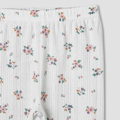 Juniors Cotton Long Sleeves Pyjama Set with Floral Print