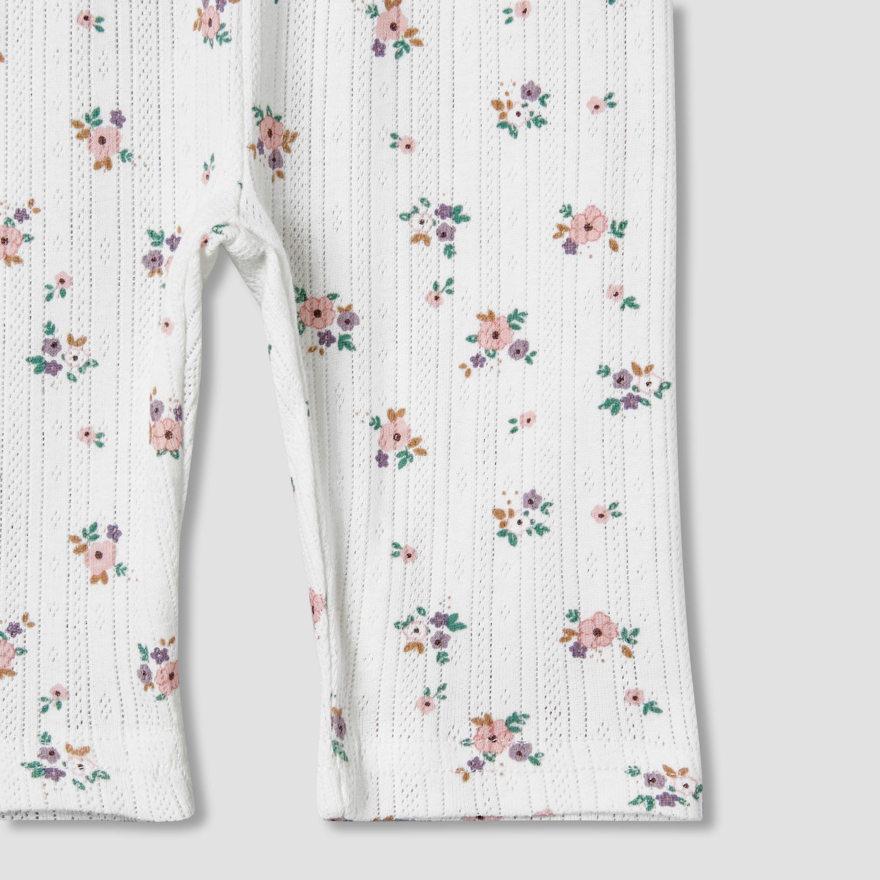 Juniors Cotton Long Sleeves Pyjama Set with Floral Print