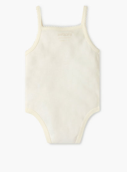 Giggles Embroidered Strappy Bodysuit with Snap Button Closure-baby-girls-clothing-bodysuits-image-2