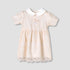 Giggles Peter Pan Collar Short Sleeves A-Line Dress with Lace Detail
