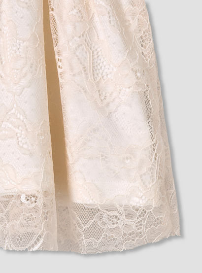 Giggles Round Neck Short Sleeves A-Line Dress with Lace Detail-baby-girls-clothing-dressesandjumpsuits-image-5