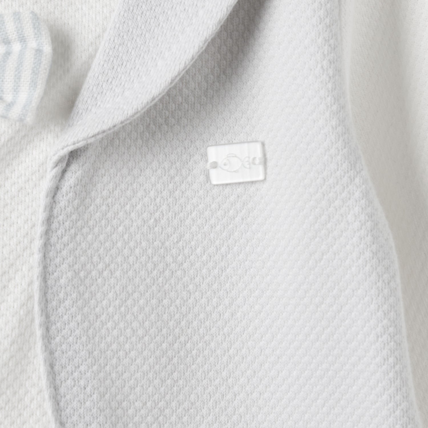 Giggles Bow Detail Sleepsuit with Long Sleeves
