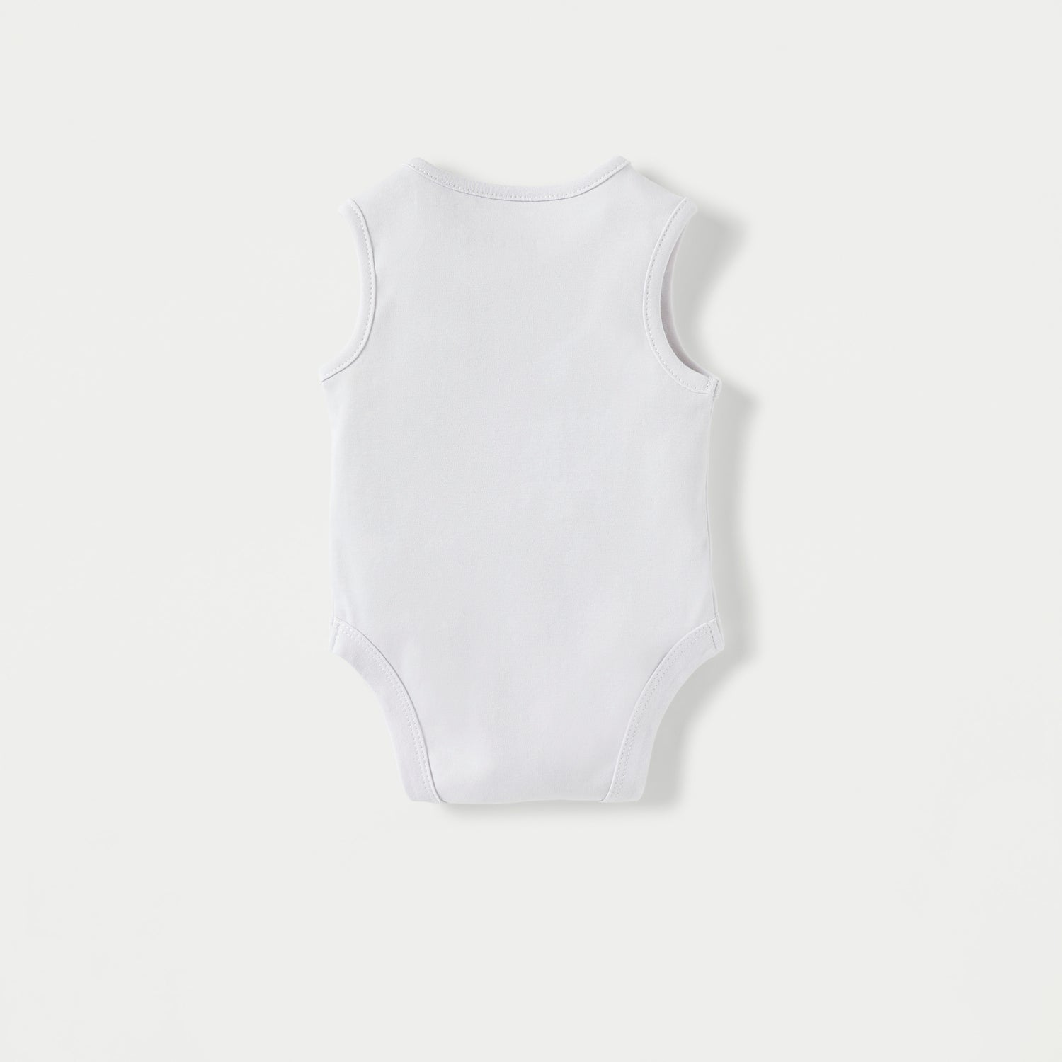 Giggles Textured Sleeveless Bodysuit with Button Closure