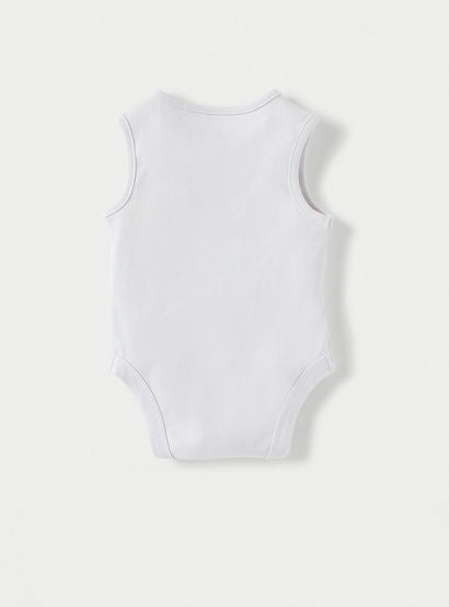 Giggles Textured Sleeveless Bodysuit with Button Closure-baby-boys-clothing-bodysuits-image-4