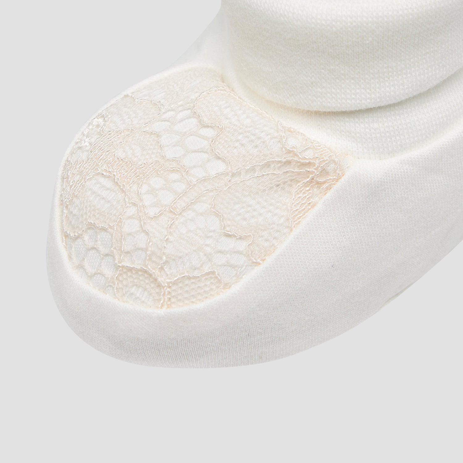 Giggles Booties with Lace Detail