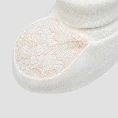 Giggles Booties with Lace Detail
