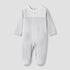 Giggles Textured Sleepsuit with Long Sleeves and Pockets - Grey / 9-12 mths