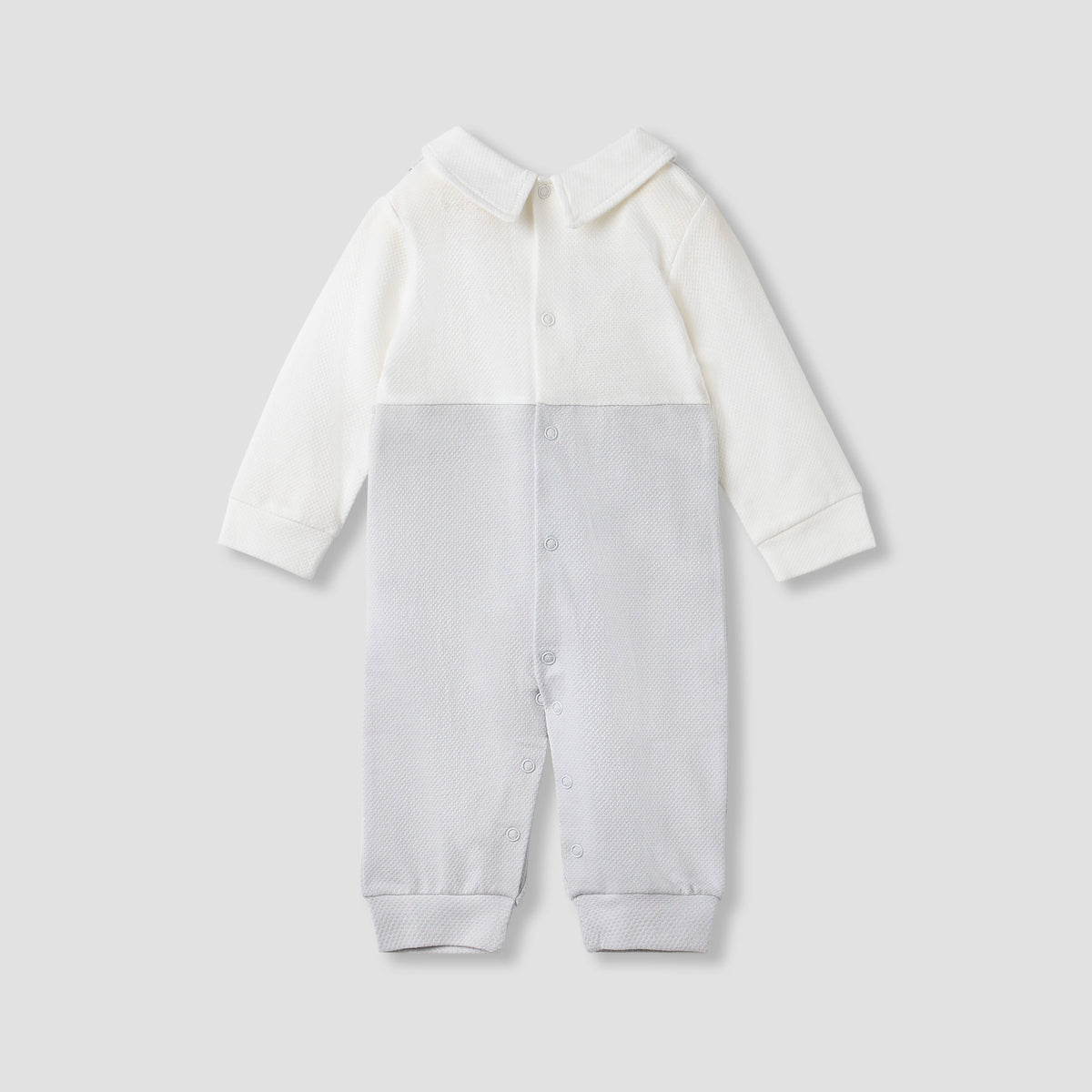 Giggles Collared Sleepsuit with Long Sleeves