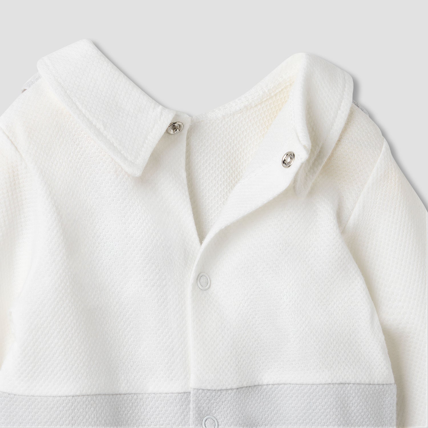 Giggles Collared Sleepsuit with Long Sleeves