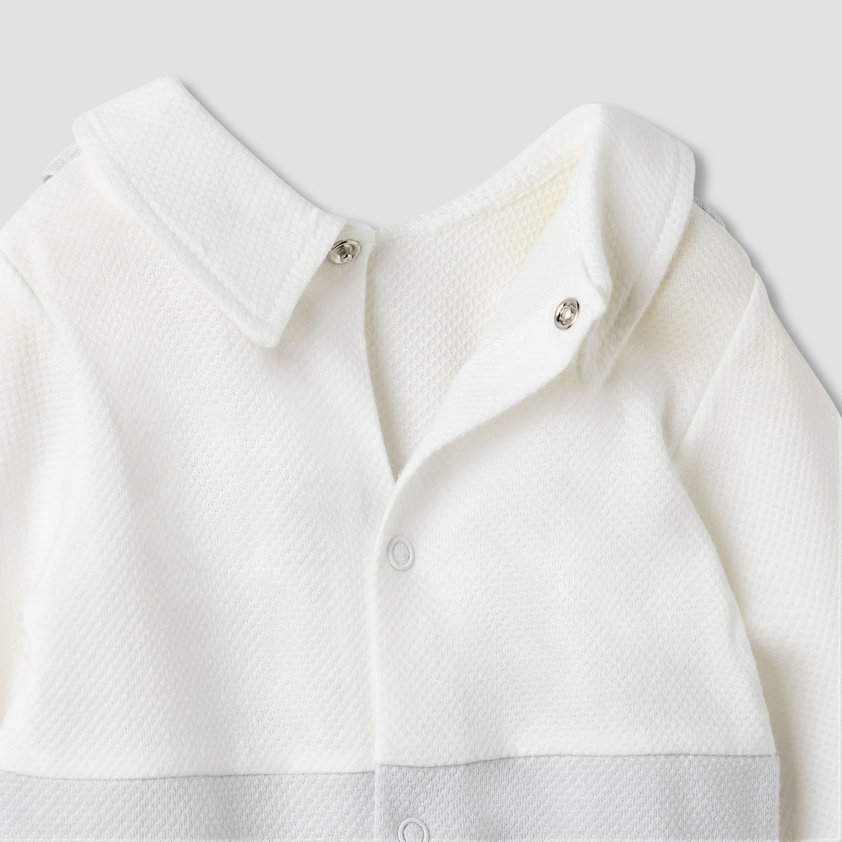 Giggles Collared Sleepsuit with Long Sleeves