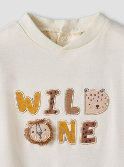 Juniors Cotton Collared Long Sleeves Sleepsuit with Snap Button Closure-baby-boys-clothing-nightwear-sleepsuits-image-4