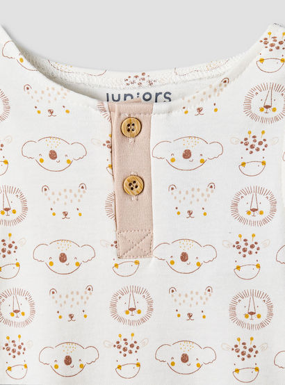Juniors Round Neck Sleeveless Bodysuit with Snap Button Closure-baby-boys-clothing-bodysuits-image-3