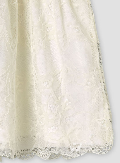 Giggles Peter Pan Collar Short Sleeves A-line Dress with Lace Detail-baby-girls-clothing-dressesandjumpsuits-image-5