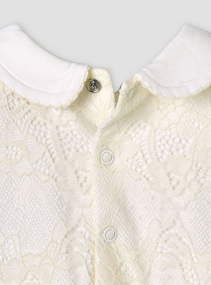Giggles Peter Pan Collar Short Sleeves A-line Dress with Lace Detail-baby-girls-clothing-dressesandjumpsuits-image-6