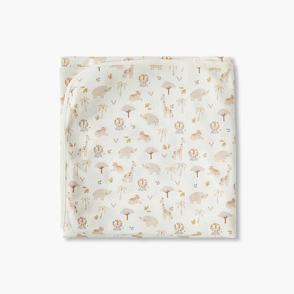 Juniors Receiving Blanket with Wild Animal Print