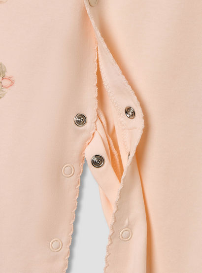 Giggles Floral Print Sleepsuit with Ruffle Detail-baby-girls-clothing-nightwear-sleepsuits-image-6
