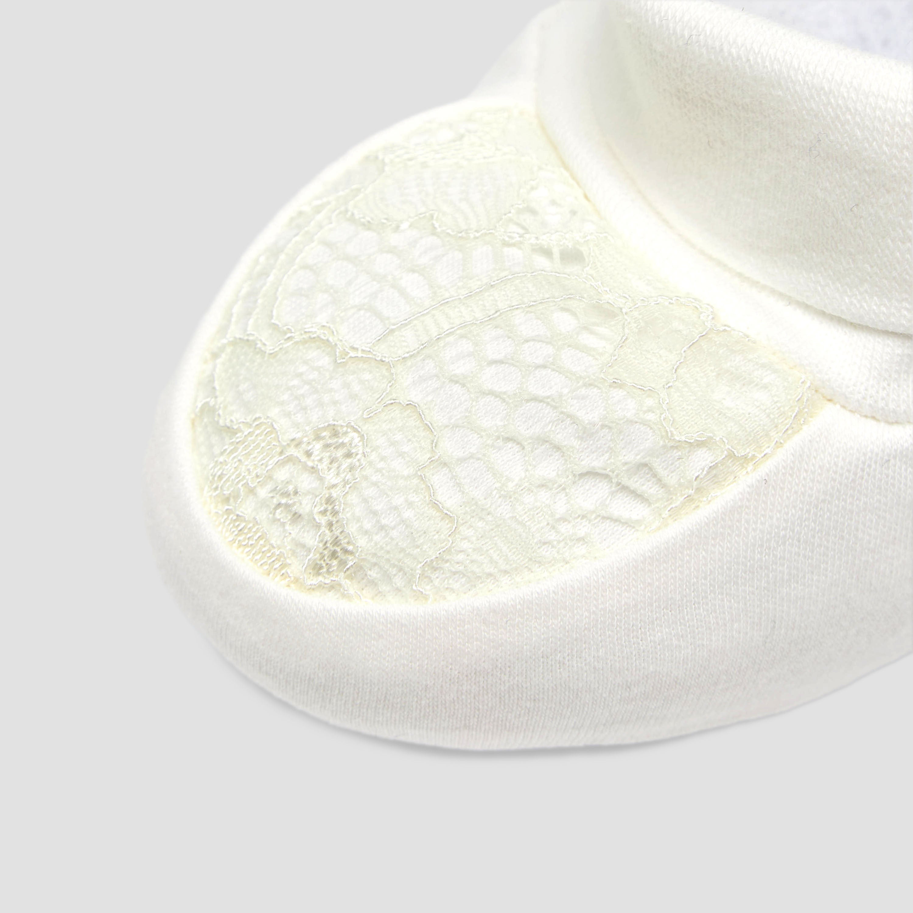 Giggles Booties with Lace Detail