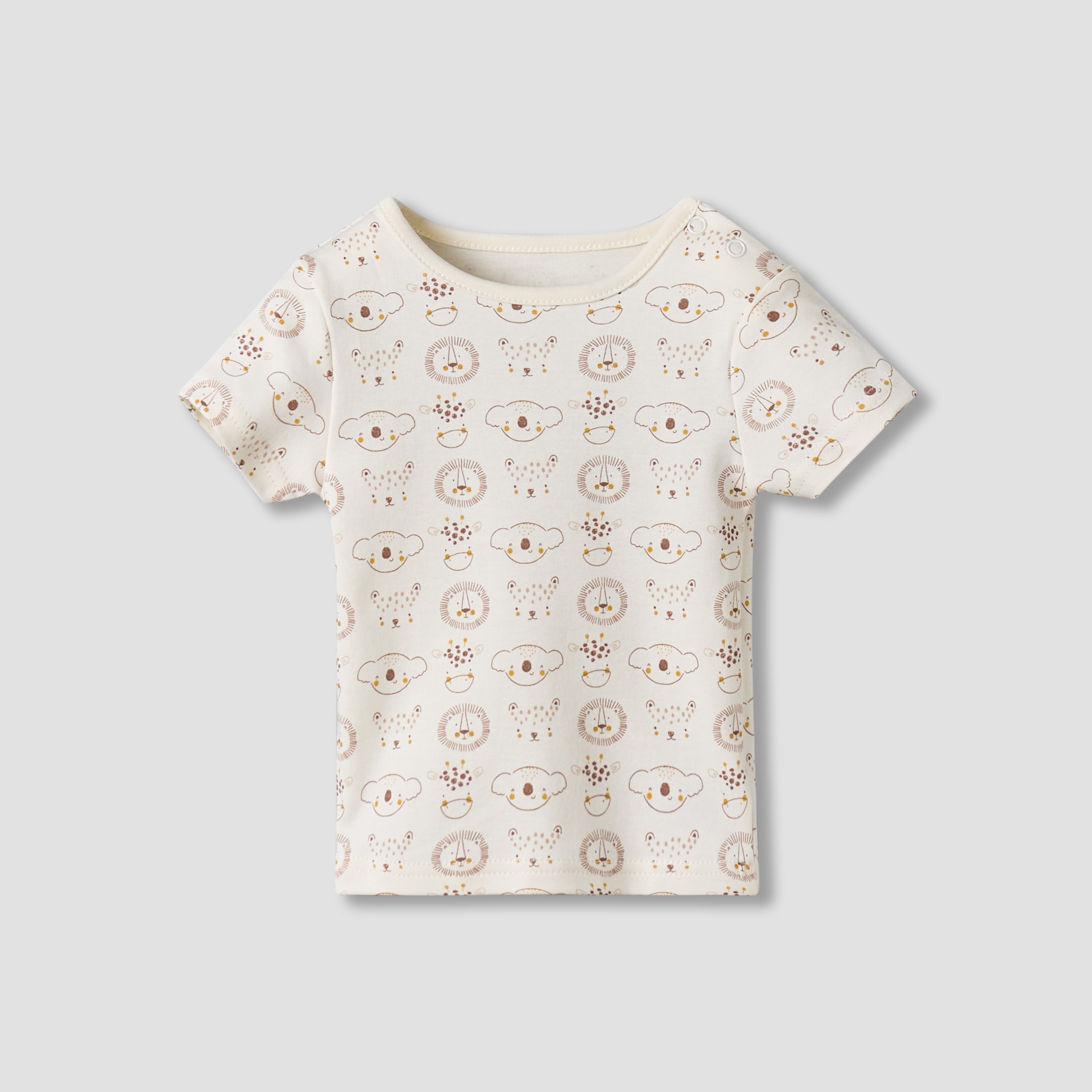 Juniors Crew Neck Short Sleeve T-shirt and Dungaree Set with Pockets