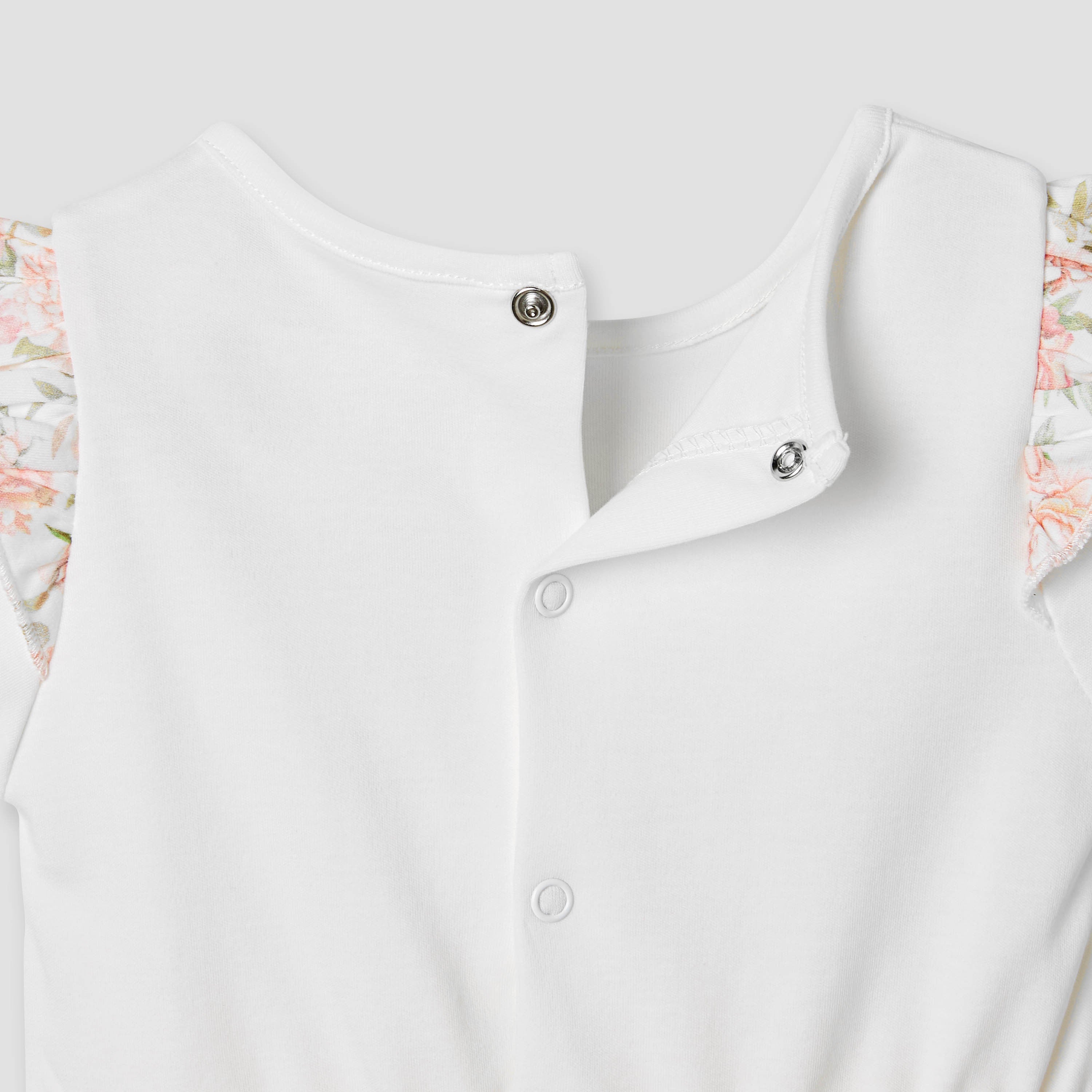 Giggles Printed A-line Dress with Ruffles
