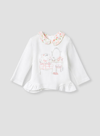 Giggles Printed T-shirt and Pyjama Set-baby-girls-clothing-nightwear-pyjamasets-image-2