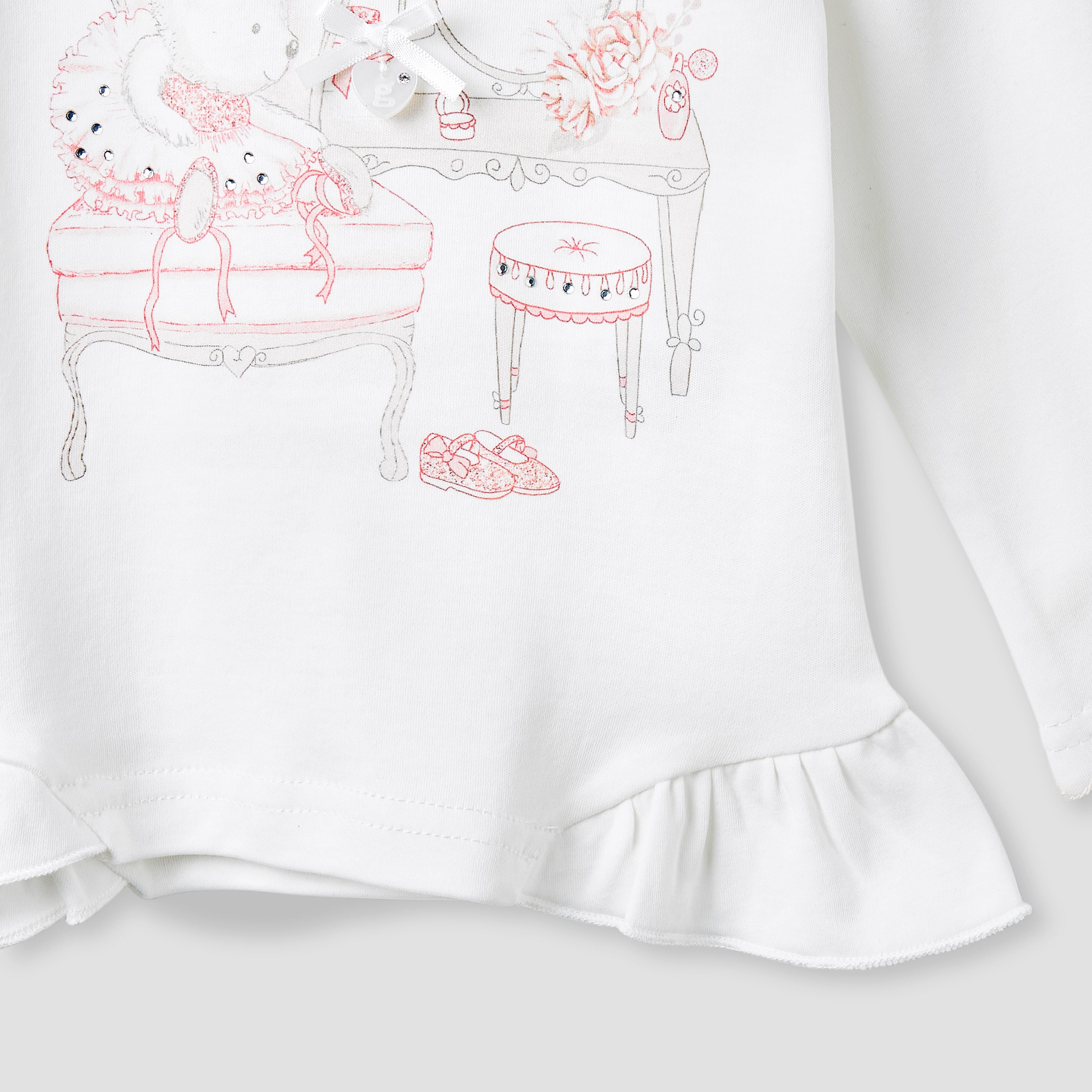 Giggles Printed T-shirt and Pyjama Set