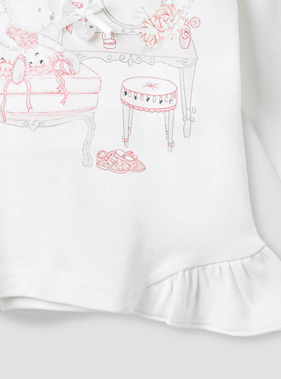 Giggles Printed T-shirt and Pyjama Set-baby-girls-clothing-nightwear-pyjamasets-image-5