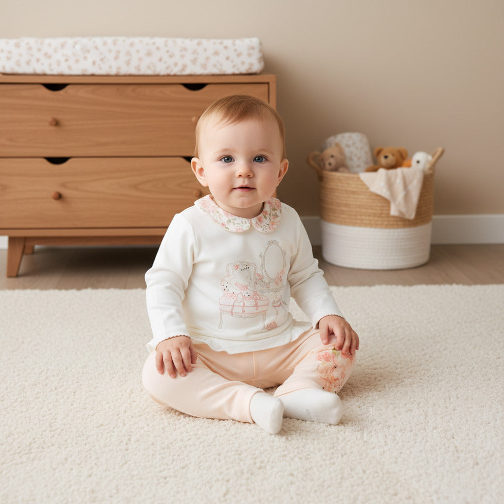 Giggles Printed T-shirt and Pyjama Set