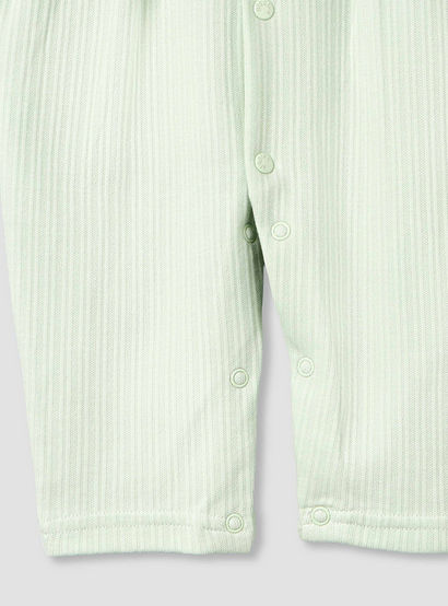 Giggles Cotton Collared Long Sleeves Sleepsuit with Snap Button Closure-baby-boys-clothing-nightwear-sleepsuits-image-4