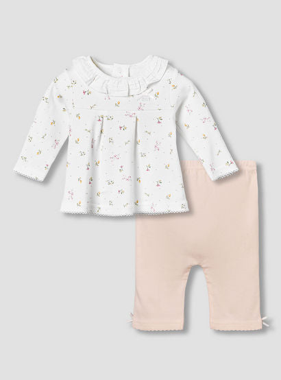 Juniors Cotton Ruffle Neck Long Sleeves Pyjama Set with Print-baby-girls-clothing-nightwear-pyjamasets-image-1