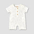 Giggles Crew Neck Short Sleeves Romper with Print - Green / 12-18 mths