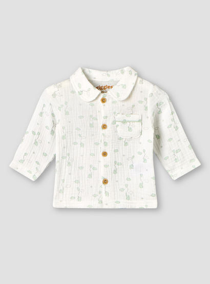 Giggles Cotton Collared Long Sleeves Pyjama Set with Elephant Print-baby-boys-clothing-nightwear-pyjamasets-image-3