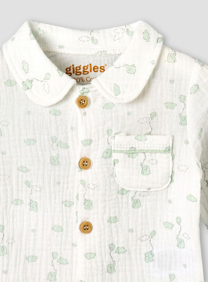 Giggles Cotton Collared Long Sleeves Pyjama Set with Elephant Print-baby-boys-clothing-nightwear-pyjamasets-image-5
