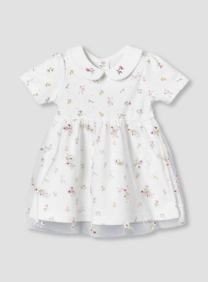 Juniors Collared Short Sleeves Dress with Floral Print-baby-girls-clothing-dressesandjumpsuits-image-2