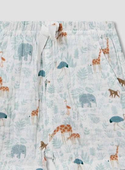 Juniors Cotton Collared Short Sleeve Pyjama Set with Safari Print-baby-boys-clothing-nightwear-pyjamasets-image-8