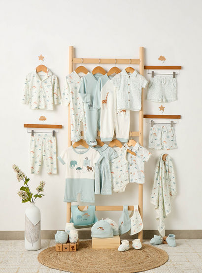 Juniors Cotton Collared Short Sleeve Pyjama Set with Safari Print-baby-boys-clothing-nightwear-pyjamasets-image-9